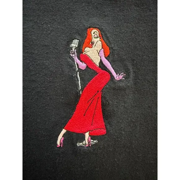 The Hundreds x Who Framed Roger Rabbit Collab Tee Jessica Rabbit Embroidered S - Picture 2 of 10